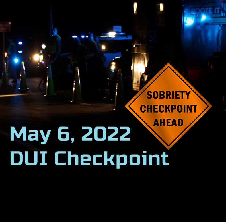DUI Checkpoint In Coopertown May 6th