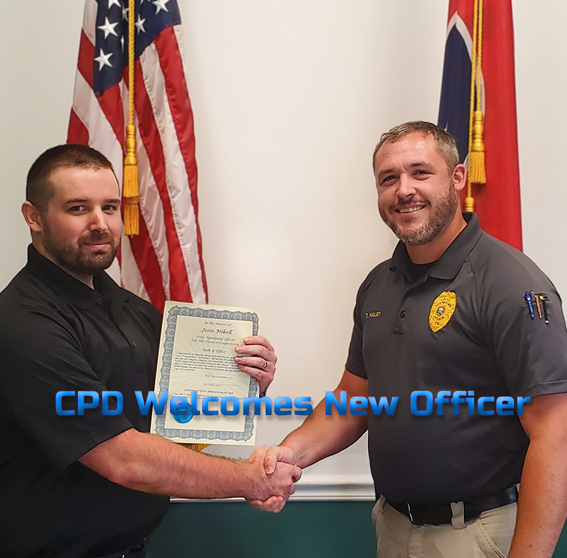 CPD Welcomes Newest Officer