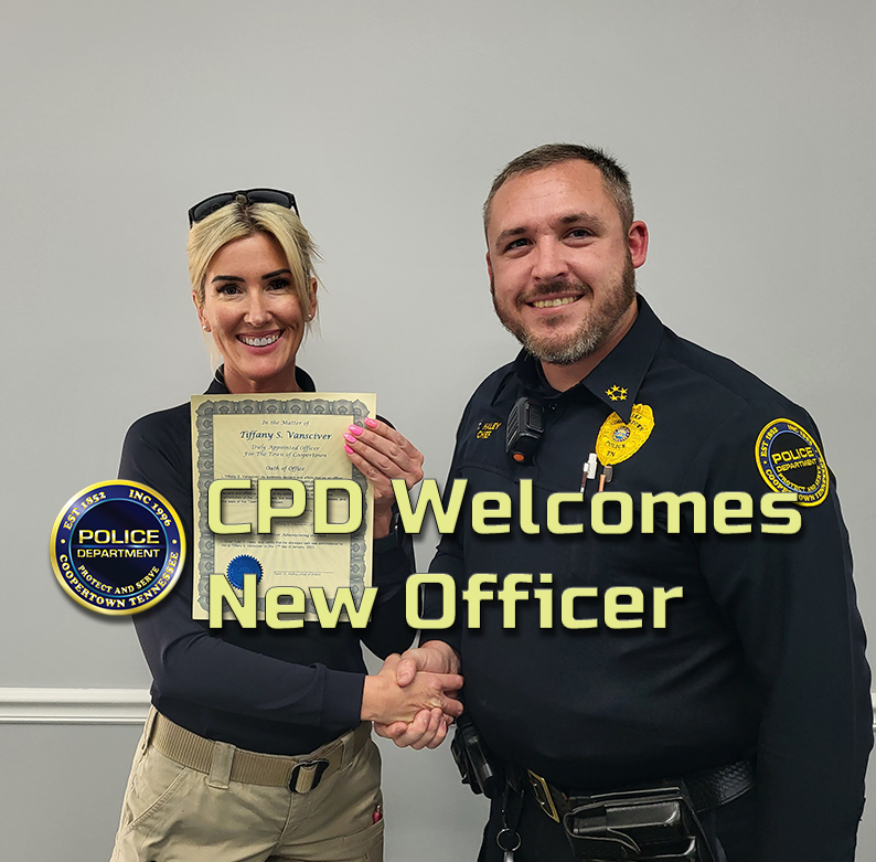 CPD Welcomes New Officer