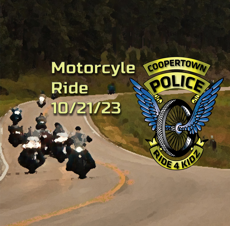 Coopertown Police Host 2nd Annual Ride4Kidz Motorcycle Ride