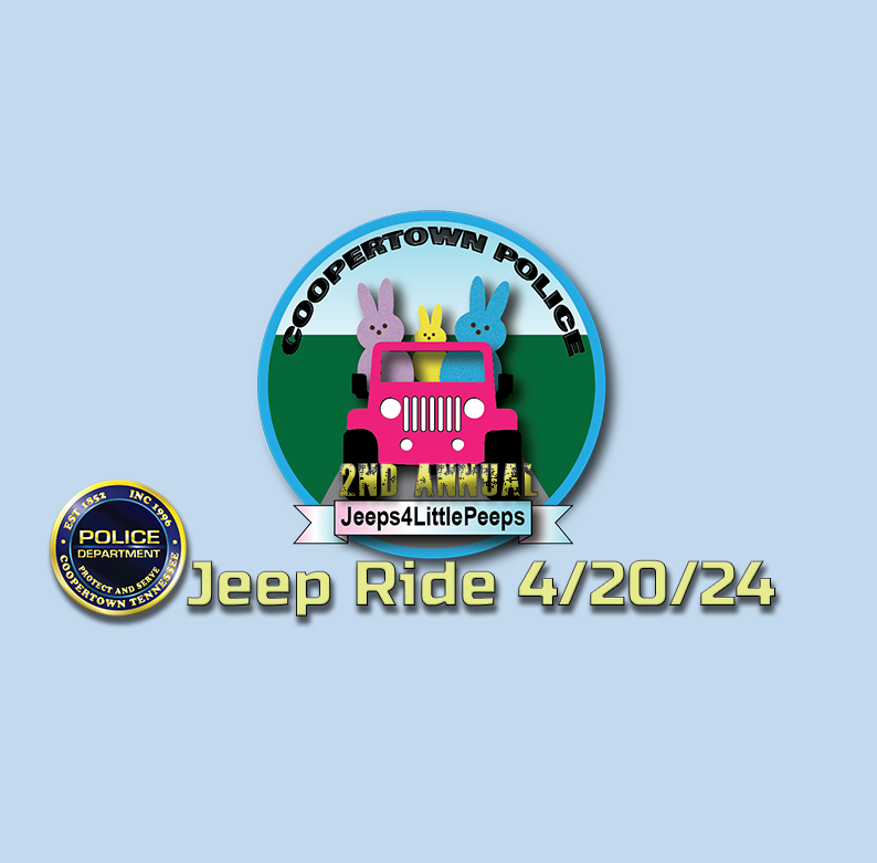 Coopertown Police Host 2nd Annual Jeeps4LittlePeeps Jeep Ride