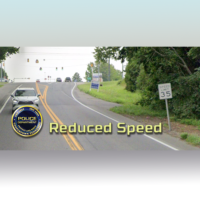 Coopertown Police Address Recent Speed Limit Change