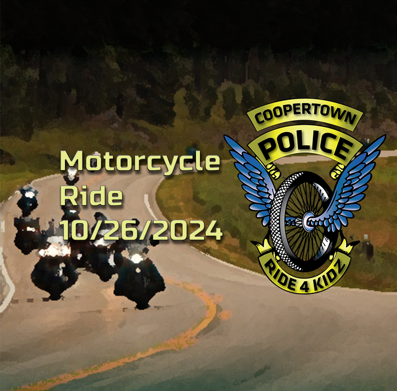 Coopertown Police Host 3rd Annual Ride4Kidz Motorcycle Ride