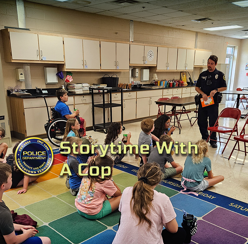 Coopertown Police Read To Elementary Students