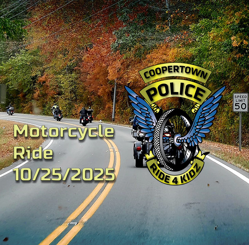 Coopertown Police Host 4th Annual Ride4Kidz Motorcycle Ride