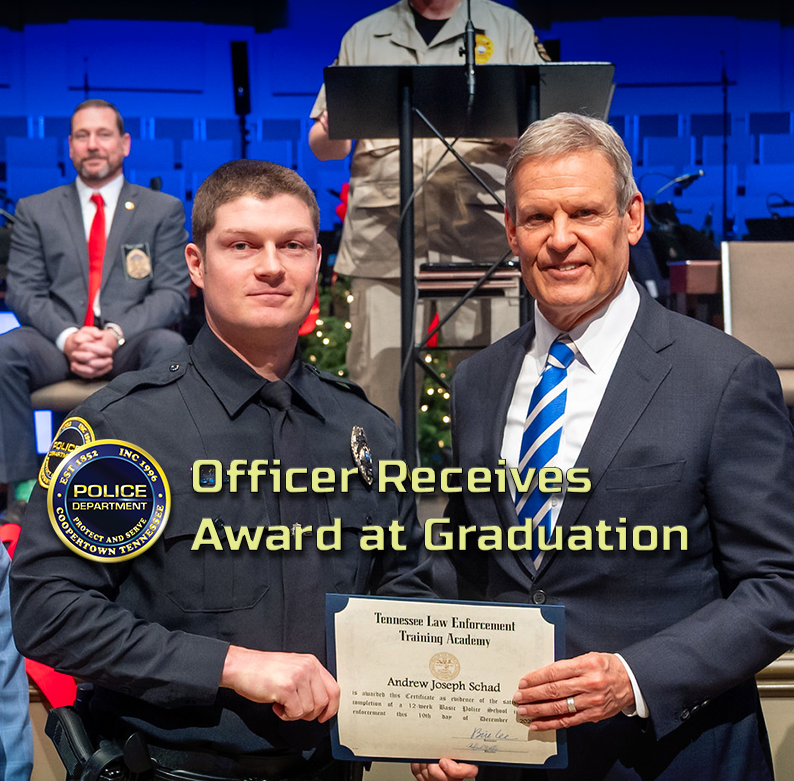 Coopertown Officer Receives Leadership Award at Academy Graduation